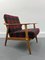 Armchair with Checked Upholstery, 1960s 1