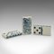 Vintage English Ceramic Dominoes Set with Box, 1940s, Set of 29 8