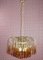 Large Waterfall Chandelier with Glass Drops, 1970s 1