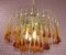 Large Waterfall Chandelier with Glass Drops, 1970s 5