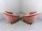Pink Velour Club Chairs, 1950s, Set of 2 10