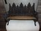 Pre-War Cast Iron Bench for Doll, 1890s, Image 1