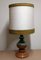 Lámpara de mesa alemana vintage con pie de cerámica, años 70, Imagen 1