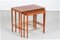 Tavolini ad incastro in teak di Kaj Winding per PJ Furniture, Danimarca, anni '60, set di 3, Immagine 2