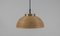 Mid-Century Modern Pendant Light in Rattan, Glass and Copper, 1960s, Image 4
