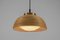 Mid-Century Modern Pendant Light in Rattan, Glass and Copper, 1960s, Image 11