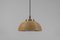 Mid-Century Modern Pendant Light in Rattan, Glass and Copper, 1960s, Image 3