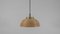 Mid-Century Modern Pendant Light in Rattan, Glass and Copper, 1960s 5