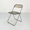 Smoke Plia Folding Chair by Giancarlo Piretti for Anonima Castelli, 1960s, Image 2