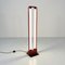 Red Neon Floor Lamp by Gian N. Gigante for Zerbetto, 1980s 2