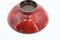Large Red Ceramic Cup on Pedestal, Image 5