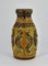 Enamelled Sandstone Vase with Bird Patterns from Bay Keramik, 1970s 3
