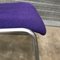 Purple Upholstery & Black Armrests 413 Chair by W. H. Gispen for Gispen Culemborg, 1950s 10