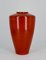Red Oblong Vase from Karlsruhe Majolika, Image 7