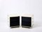 Small Cream Black Lacquer Brass Commodes by J.C. Mahey for Roche Bobois, 1970s, Set of 2, Image 10