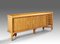 Sideboard aus Eiche & Keramik von Guillerme et Chambron für Votre Maison, 1960er 1