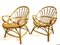 Fauteuils Vintage en Rotin, Set de 2 3