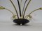 Floral Ceiling Lamp with Acrylic Glass Flowers, 1950s 16