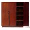 Amsterdamse School Wardrobe in Mahogany, Burr Walnut, Wenge and Teak, 1920s 5