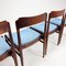 Mid-Century Rosewood Dining Chairs, 1960s, Set of 4 3