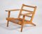 Fauteuil GE-290 par Hans J. Wegner pour Getama, Danemark, 1960s 11