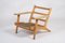 Fauteuil GE-290 par Hans J. Wegner pour Getama, Danemark, 1960s 10