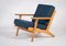 Poltrona GE-290 di Hans J. Wegner per Getama, Danimarca, anni '60, Immagine 1