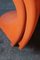 Chaises Panton Orange par Verner Panton pour Herman Miller, 1970s, Set de 4 11