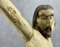 Artiste d'Europe Centrale, Grand Crucifix Corpus Christi Sculpté Polychrome, XVe Siècle, Bois de Tilleul 4