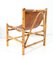 Mid-Century Modern Bamboo Lounge Chairs with Leather Upholstery, 1970s, Set of 2 8