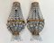 Vintage Sconces in Crystal and Brass, France, 1960s, Set of 2 1