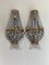 Vintage Sconces in Crystal and Brass, France, 1960s, Set of 2 2