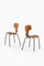 Model 3103 / T Dining Chairs by Arne Jacobsen for Fritz Hansen, 1967, Set of 9 3