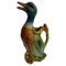 Majolica Duck Mallard Pitcher, About 1900s 1