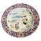 Japanese Meiji Plate in Famille Rose Porcelain, 1830s, Image 1