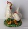 Französische Hühnerfamilie aus Keramik, 1900er 2