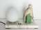 French Art Deco Marble Table Lamp with Parakeets, 1930s 2