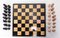 French Chess Board in Pink and Black Marble, 1980s, Set of 33 8