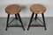 Industrial Steel Factory Stools from Rowac Robert Wagner Chemnitz, 1930s, Set of 2 11