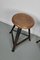 Industrial Steel Factory Stools from Rowac Robert Wagner Chemnitz, 1930s, Set of 2, Image 3