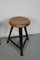 Industrial Steel Factory Stools from Rowac Robert Wagner Chemnitz, 1930s, Set of 2 4