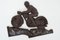 Cast Iron Motorcycle Figurine, Czechoslovakia, 1950s 2