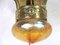 Lampada a sospensione Art Nouveau con vetro iridescente di Loetz, inizio XX secolo, Immagine 5