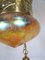 Lampe à Suspension Art Nouveau avec Verre Irisé de Loetz, 1900s 8
