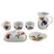 Evesham Porcelain Service with Fruits from Royal Worcester, England, 1980s, Set of 6 1