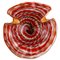 Bol en Verre de Murano Polychrome avec Décoration en Spirale, 1960s 1