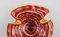 Bol en Verre de Murano Polychrome avec Décoration en Spirale, 1960s 2