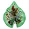 Leaf-Shaped Bowl in Polychrome Murano Glass, 1960s 1