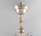 6-Armed Silver-Plated Chandelier, 1930s, Image 8