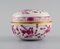 Early 20th Century Pink Lidded Trinket Box in Hand-Painted Porcelain from Meissen 2